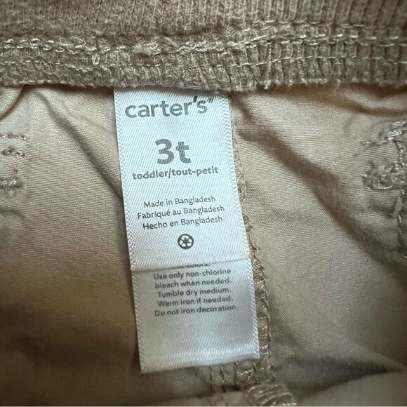 Carters and Wonderkid Cotton Cargo Shorts Toddler 3T EUC - Picture 7 of 8